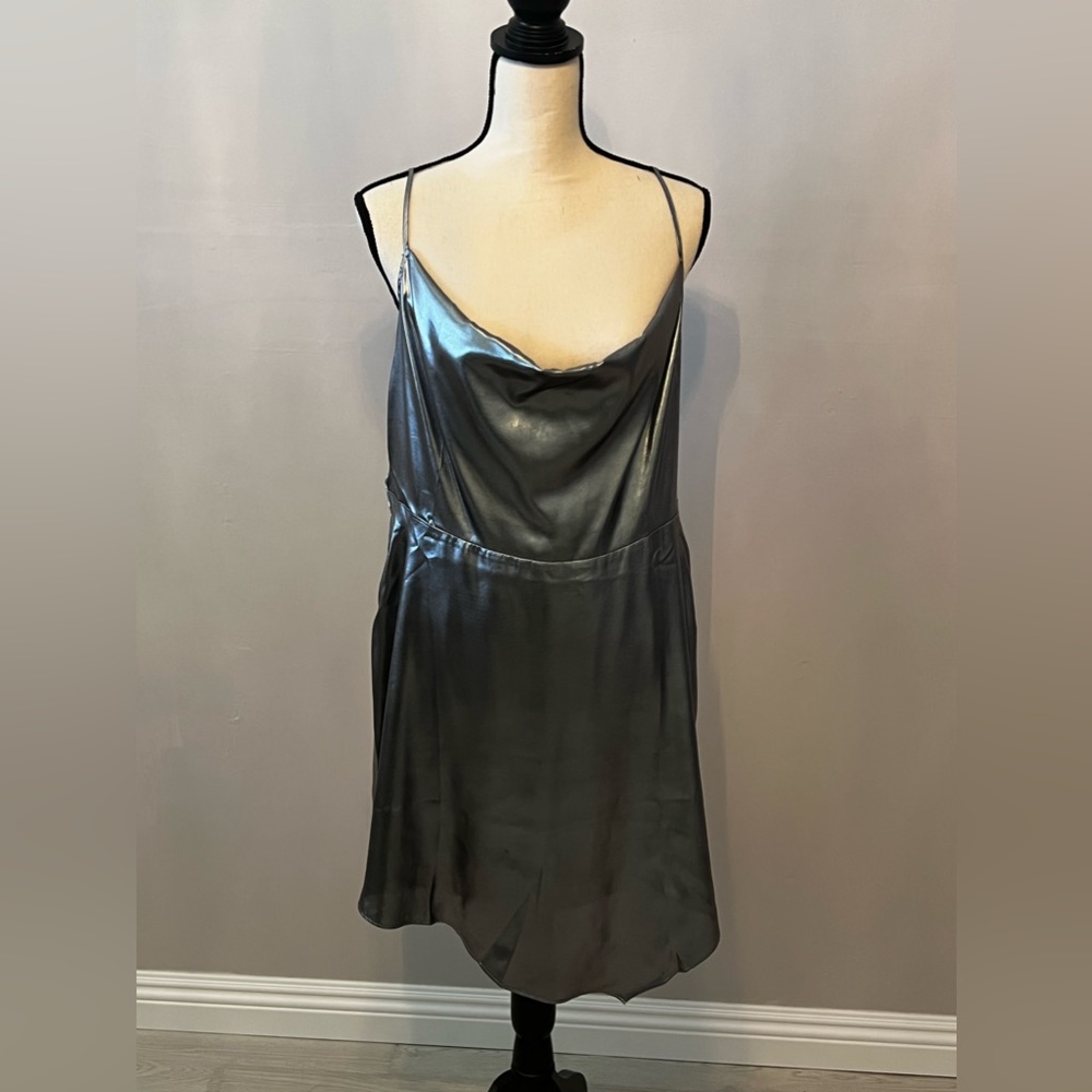 UO Satin Mini Dress